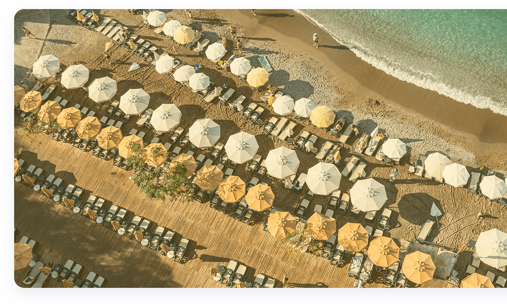 resort insurance beach scene image